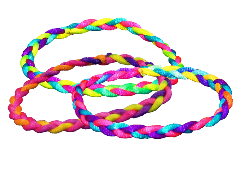 Geflochtenes Textilarmband