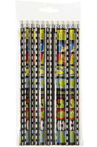 Bleistift mit Radierer Dino