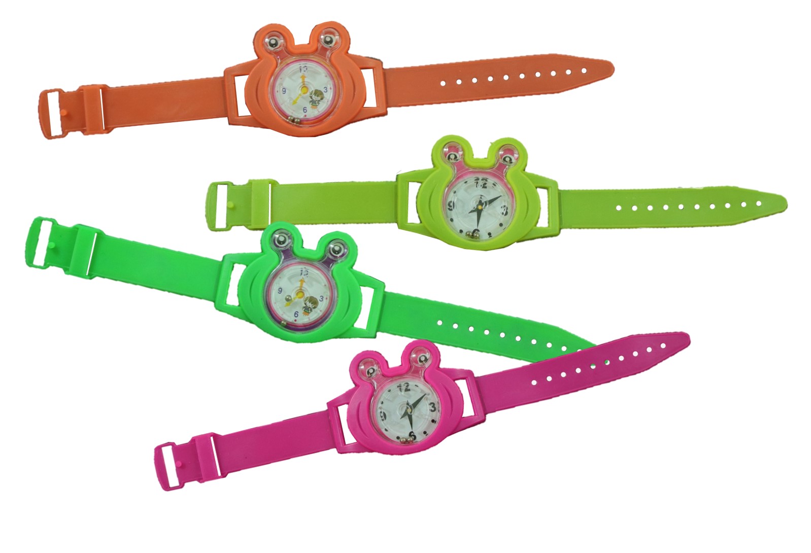 Frosch Uhr NEON
