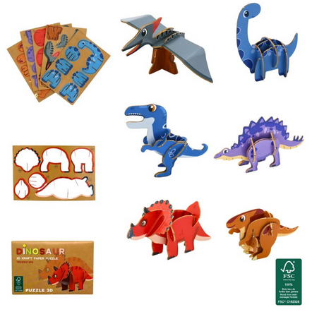 3D Puzzle Dino