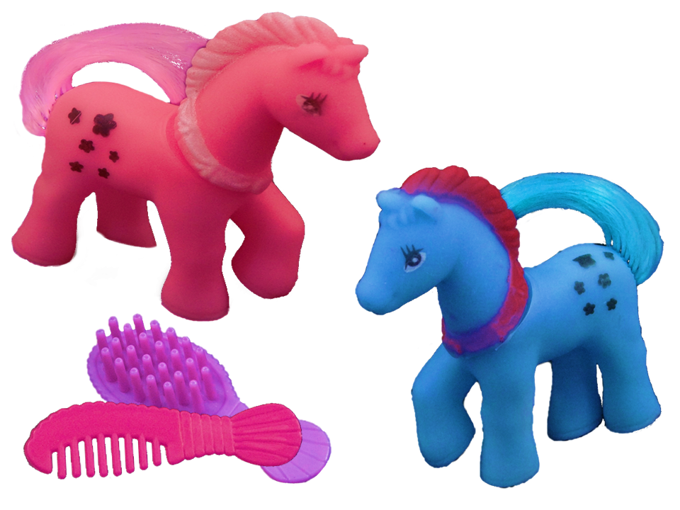 Kämm-Pony mit Bürste u. Kamm