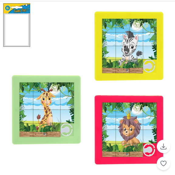 Schiebepuzzle Zootiere