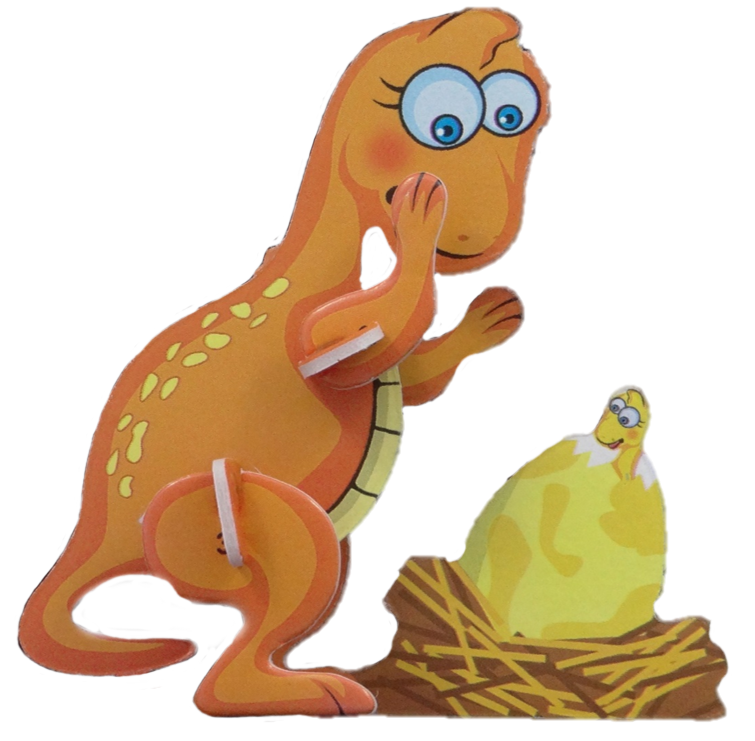 3D Bastel Dino groß