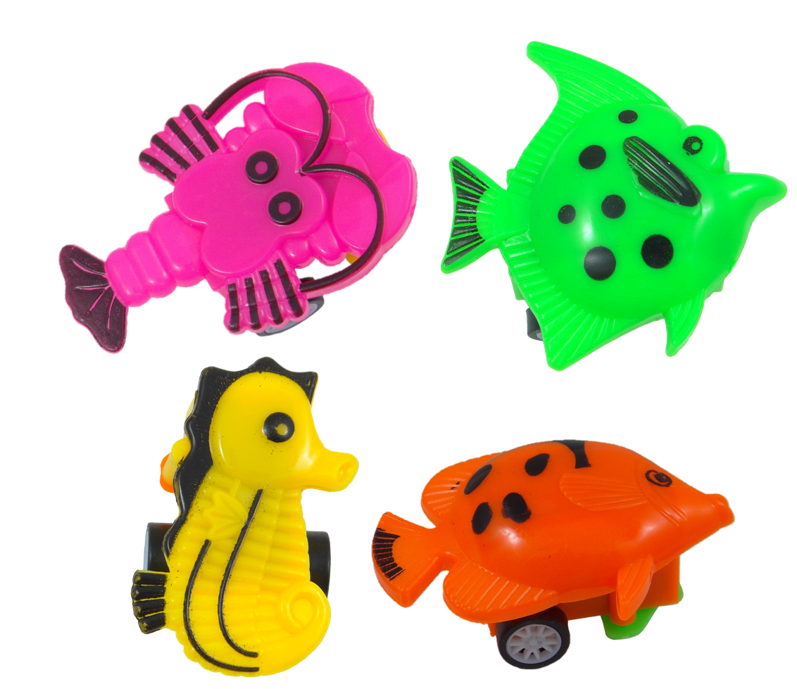 Meerestiere mit Rückzug