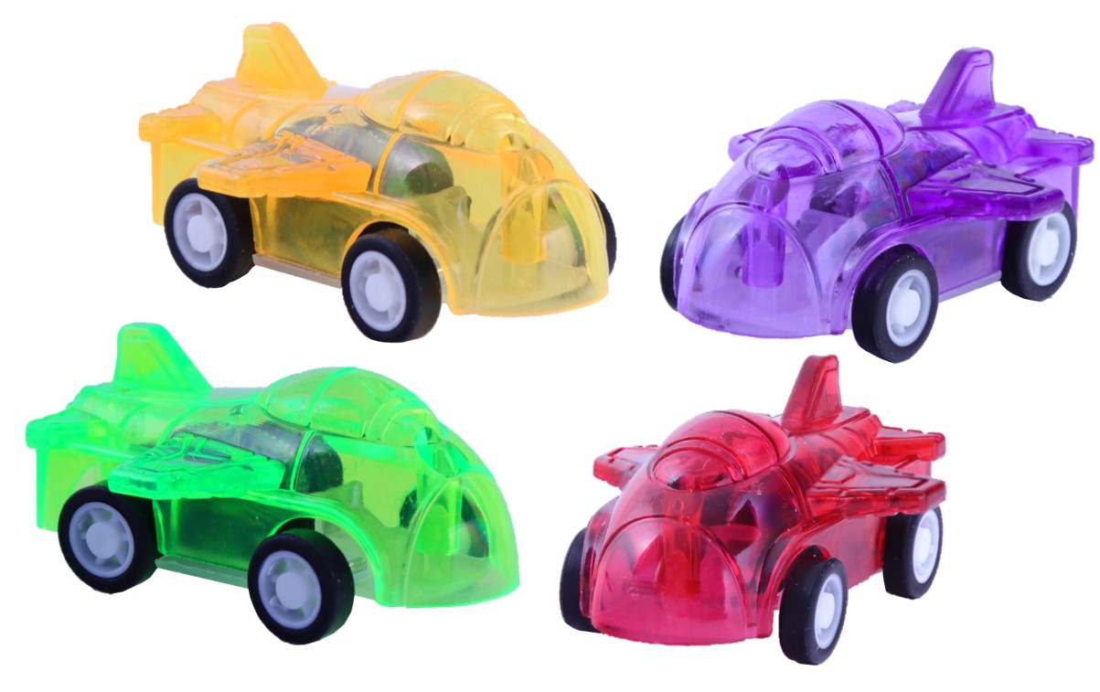 transparenter Düsenrenner