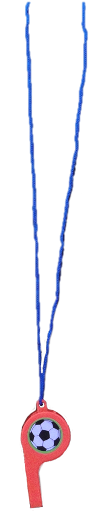 Trillerpfeife orange/gelb