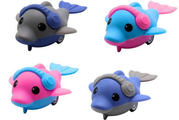 Delphin mit Rückzug