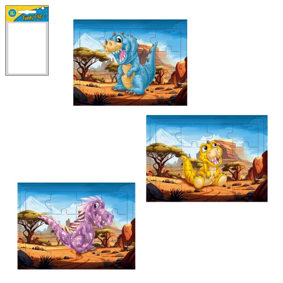 Puzzle 'Dino' 12tlg.