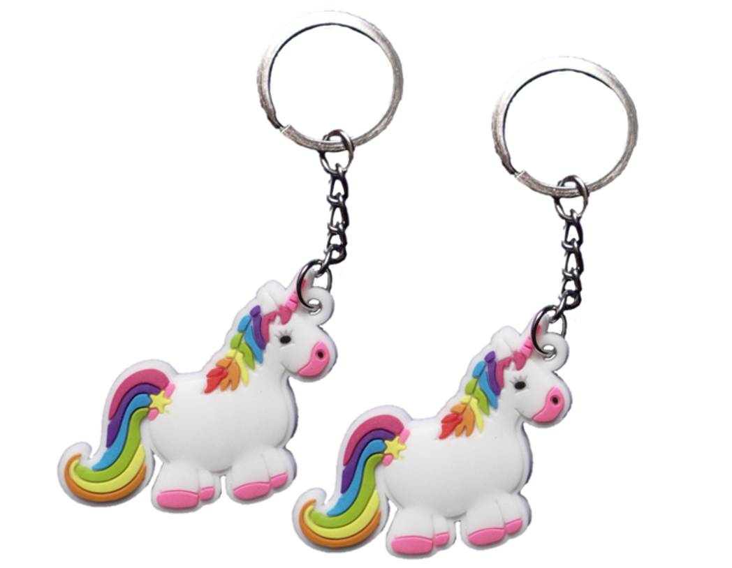 Soft-Einhorn an Schlüsselkette