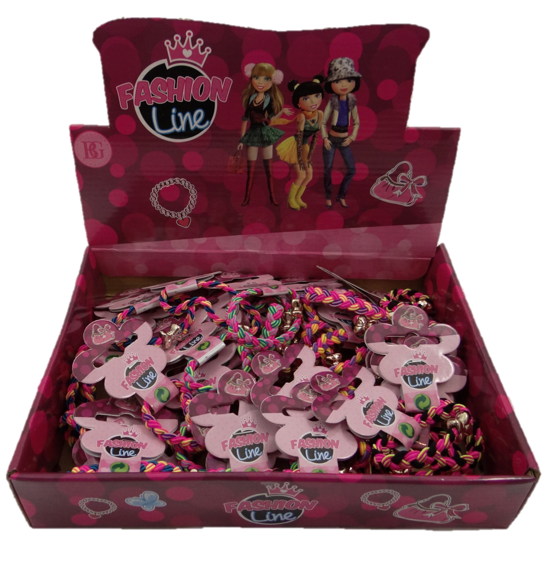 Geflochtenes Armband mit goldener Schleife