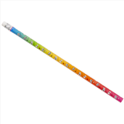 Bleistift mit lachenden Gesicht