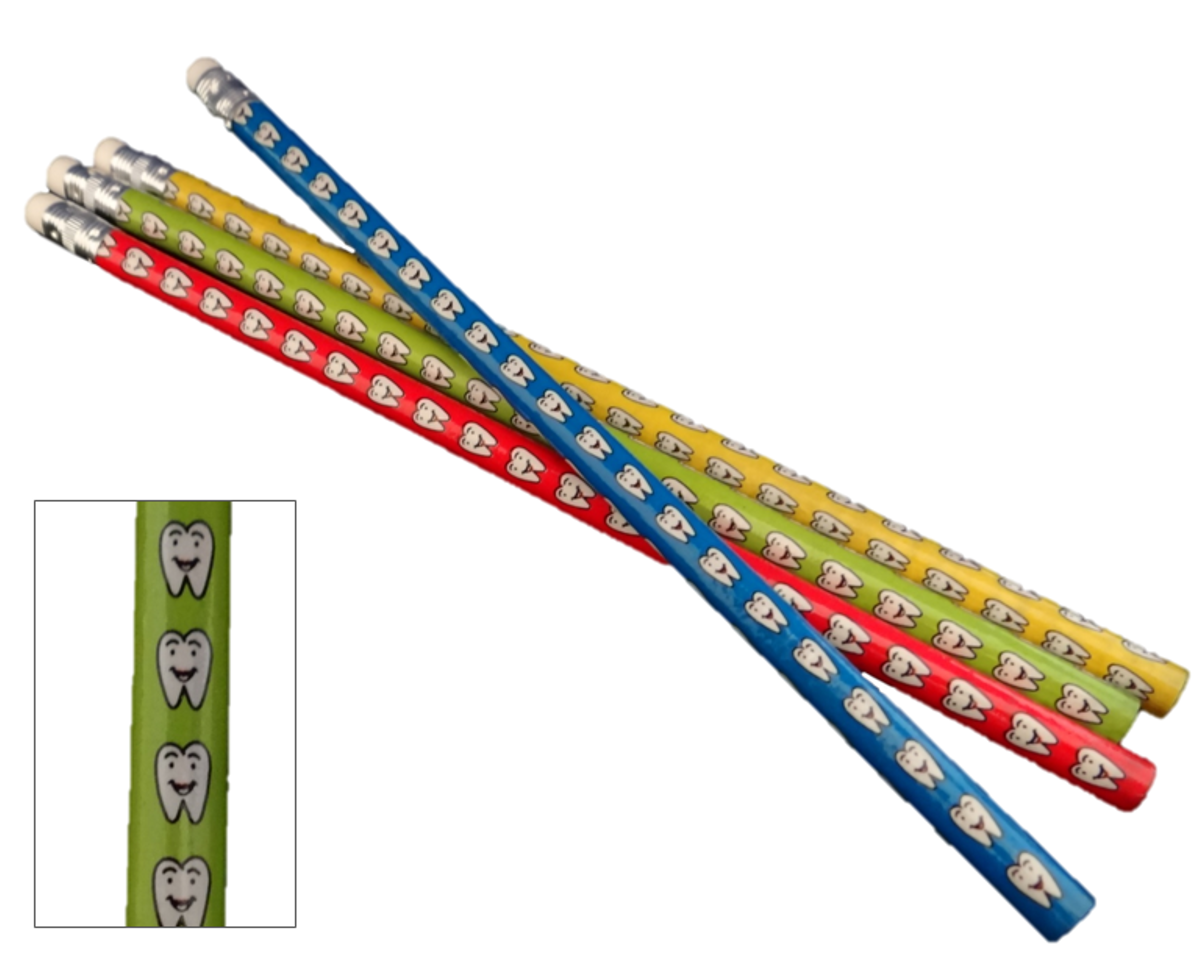 Bleistift mit kleinen Zähnchen