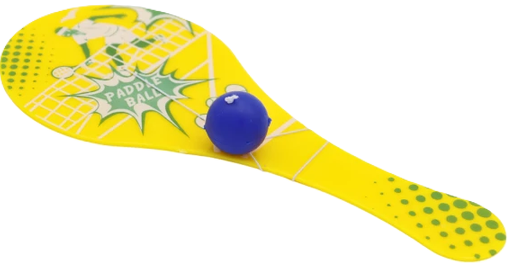 Schläger mit Ball an Schnur