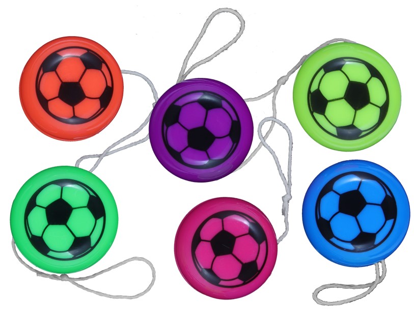 Jo-jo mit Fussballmotiv