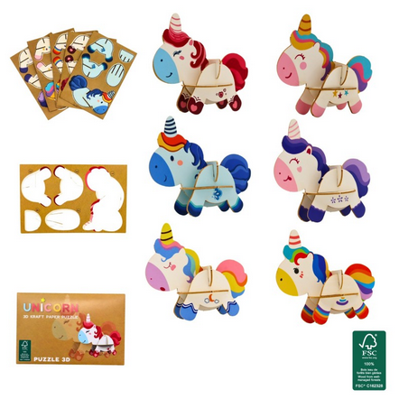 3D Puzzle Einhorn