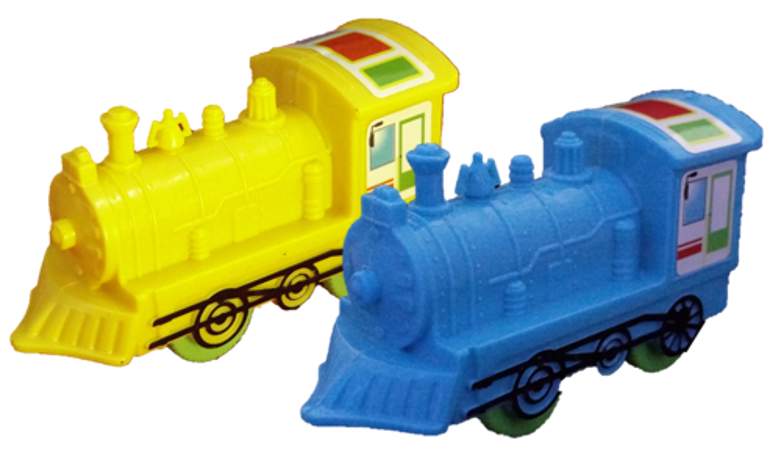 Lokomotive mit Rückzug