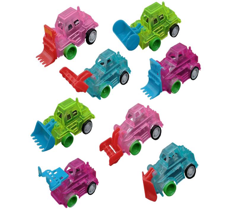 Transparente Baufahrzeuge