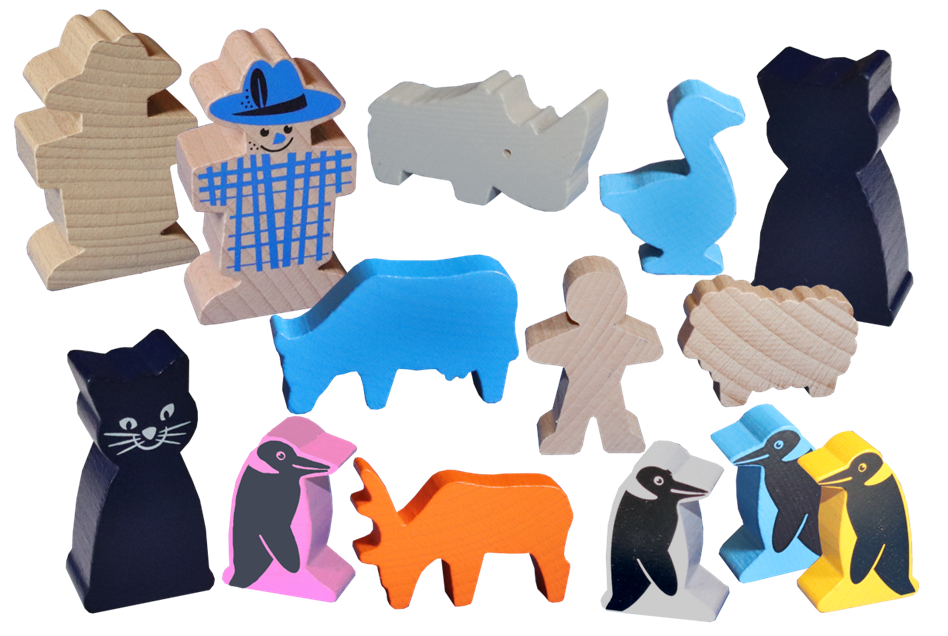 Holzfiguren Sortiment