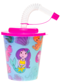 Meerjungfrau-Trinkbecher 3D