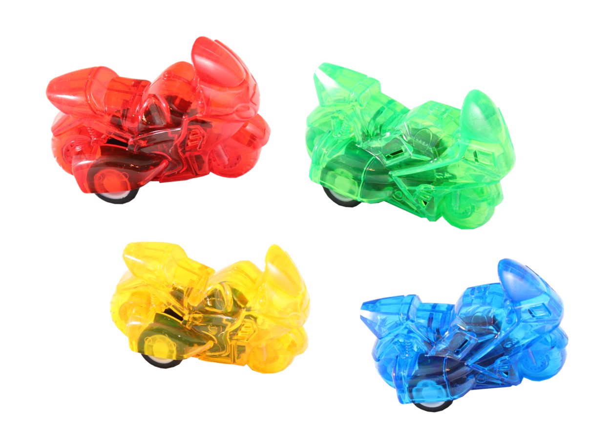 Transparentes Mini - Motorrad