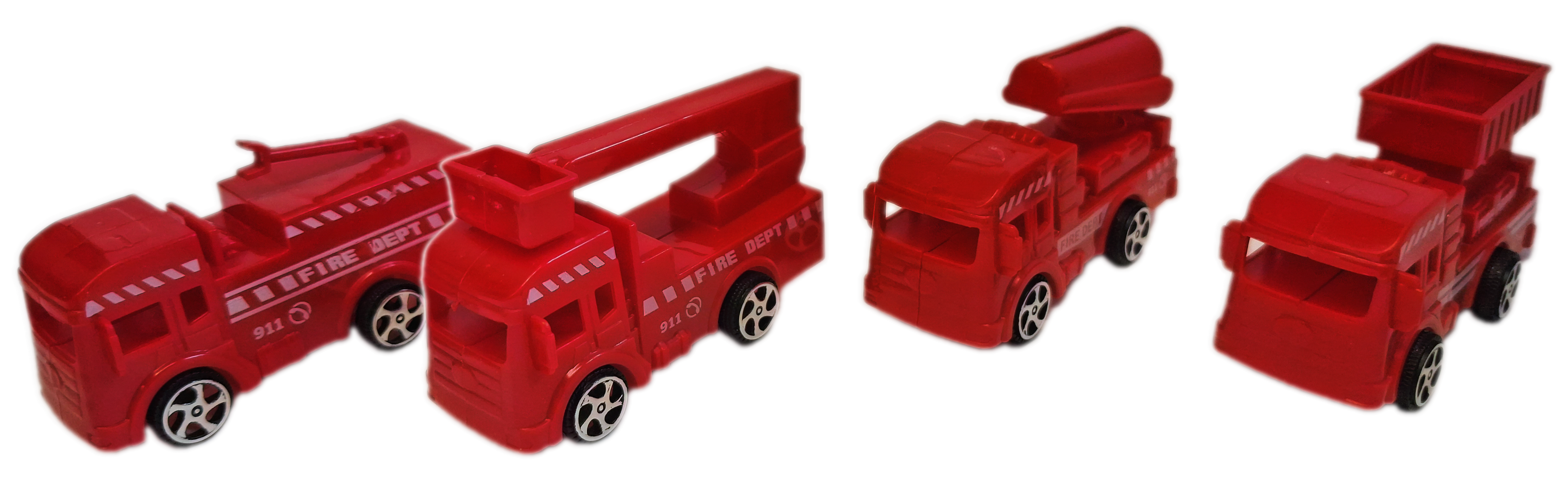 Feuerwehr mit Rückzug