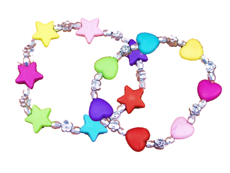 Armband Herz und Stern