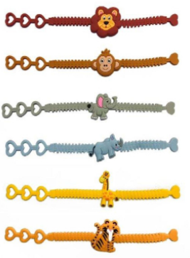 Silicon-Armband Wilde Tiere