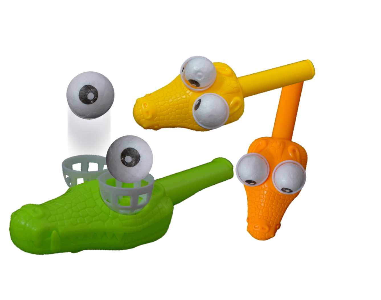 Puste-Pfeife Krokodil