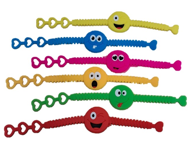 Silicon-Armband lustige Gesichter