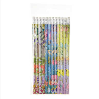 Bleistift mit Radierer Meerestiere